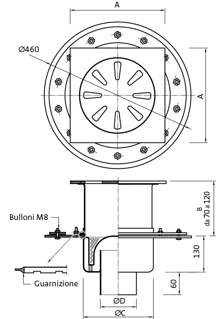 chiusino telescopico 300x300 P 005T tech