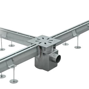 Caniveaux fendus en acier inoxydable