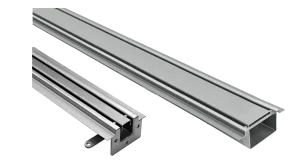 Terrace channel 75mm wide with Ø 40/50mm loading