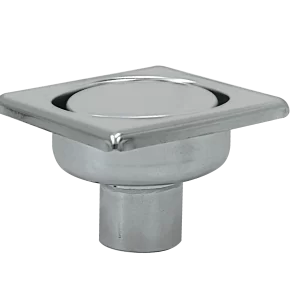 Siphon abaissé 100×100 mm moulé, sortie ø 40 mm