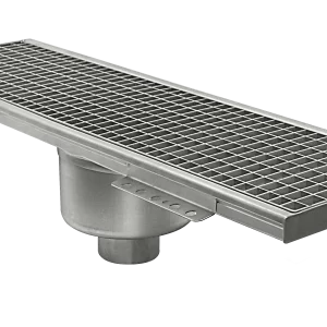 Tubs with stainless steel grid